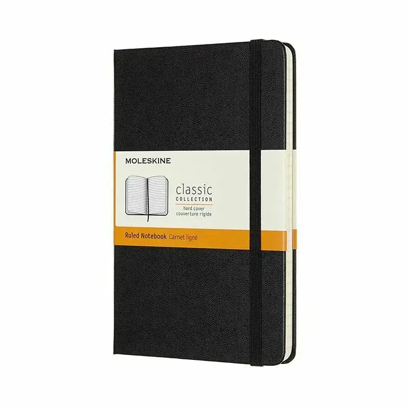 Notesbog Moleskine classic medium hard r black