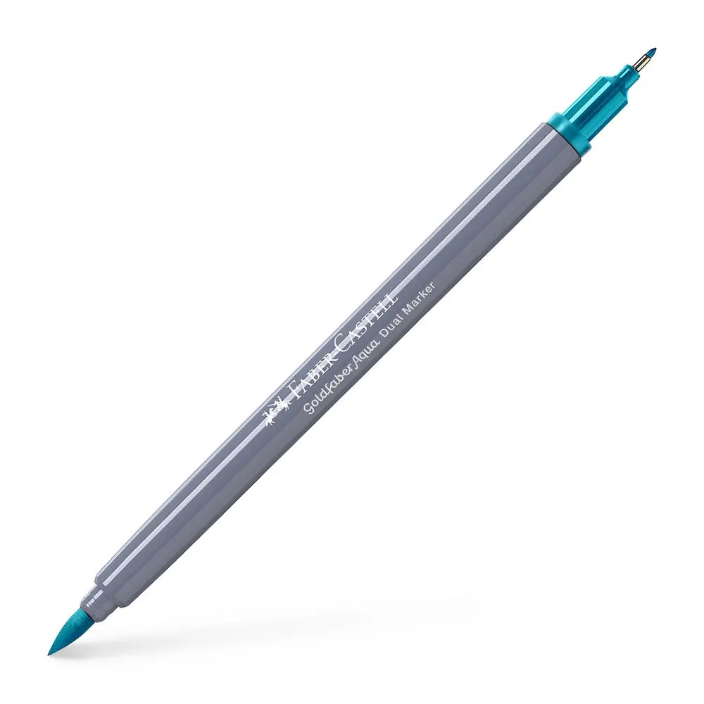 Tusser dobbelt Goldfaber Aqua light turquise 154