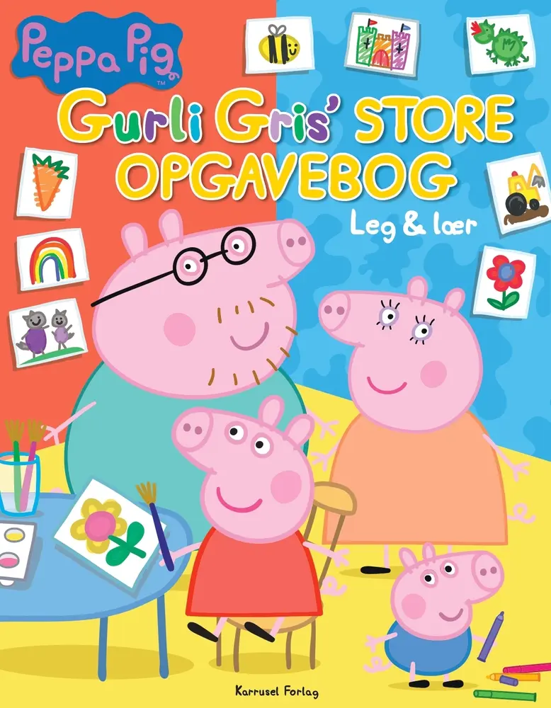 Peppa Pig - Gurli Gris' store opgavebog - Leg og lær