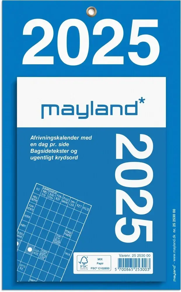 Mayland Afrivningskalender kontor 2025