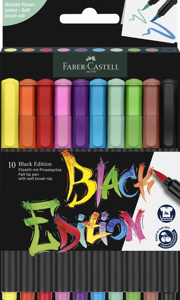 Markers black edition Faber-Castell