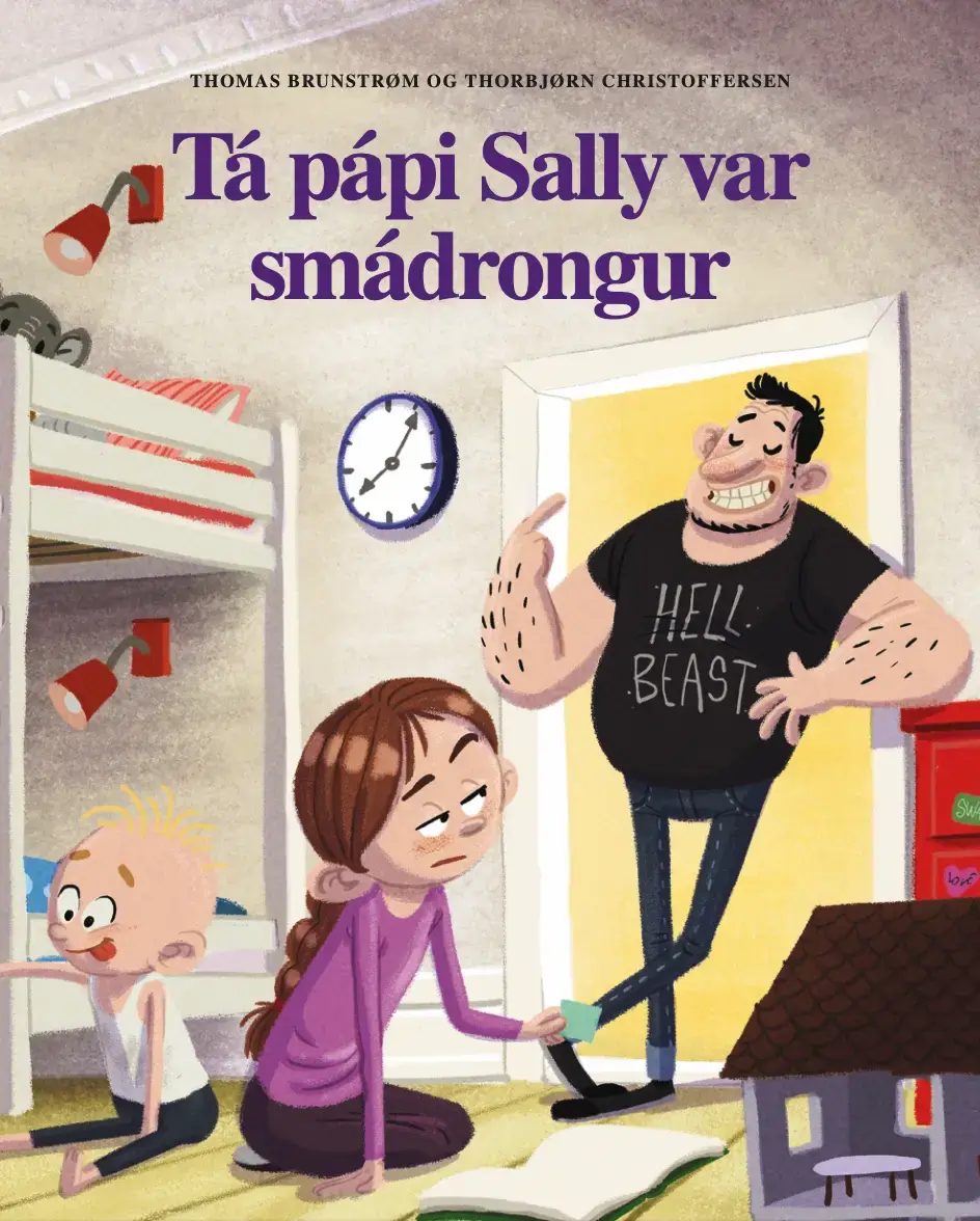 Tá pápi Sally var smádrongur