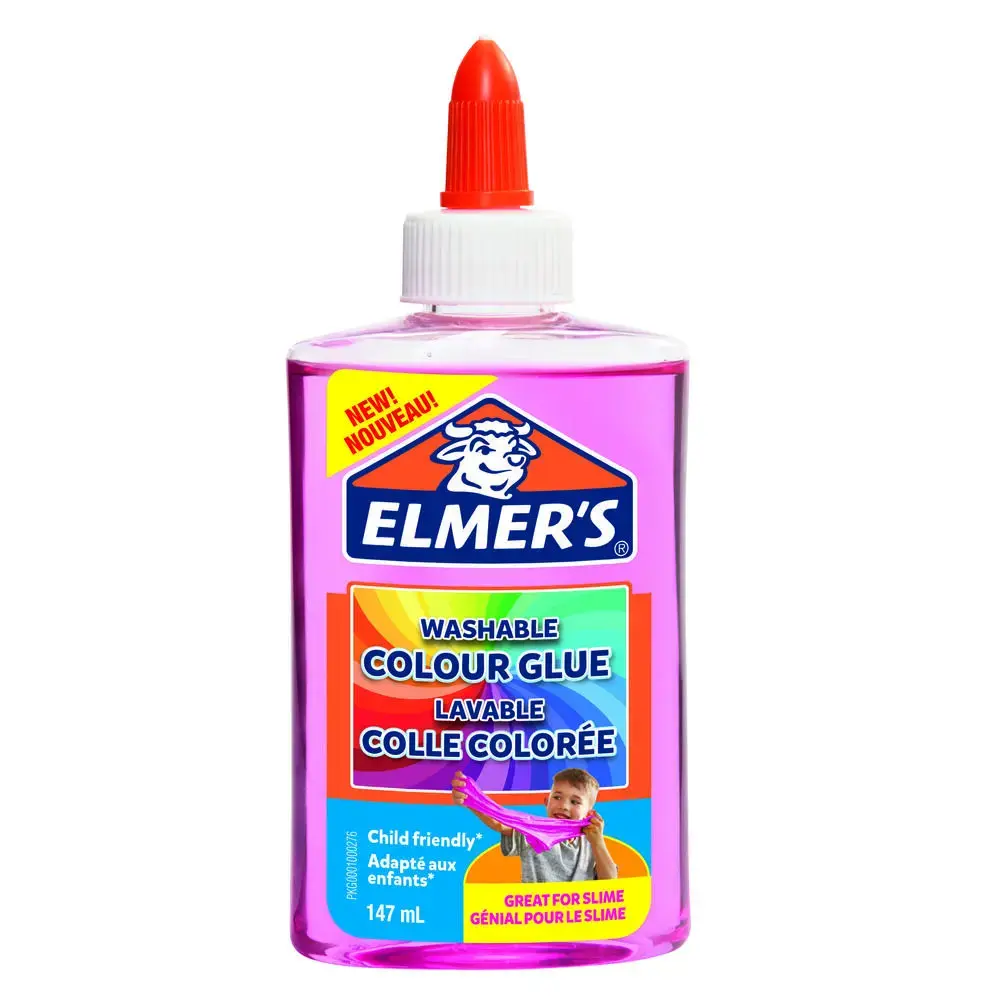 Elmers gennemsigtig lim pink