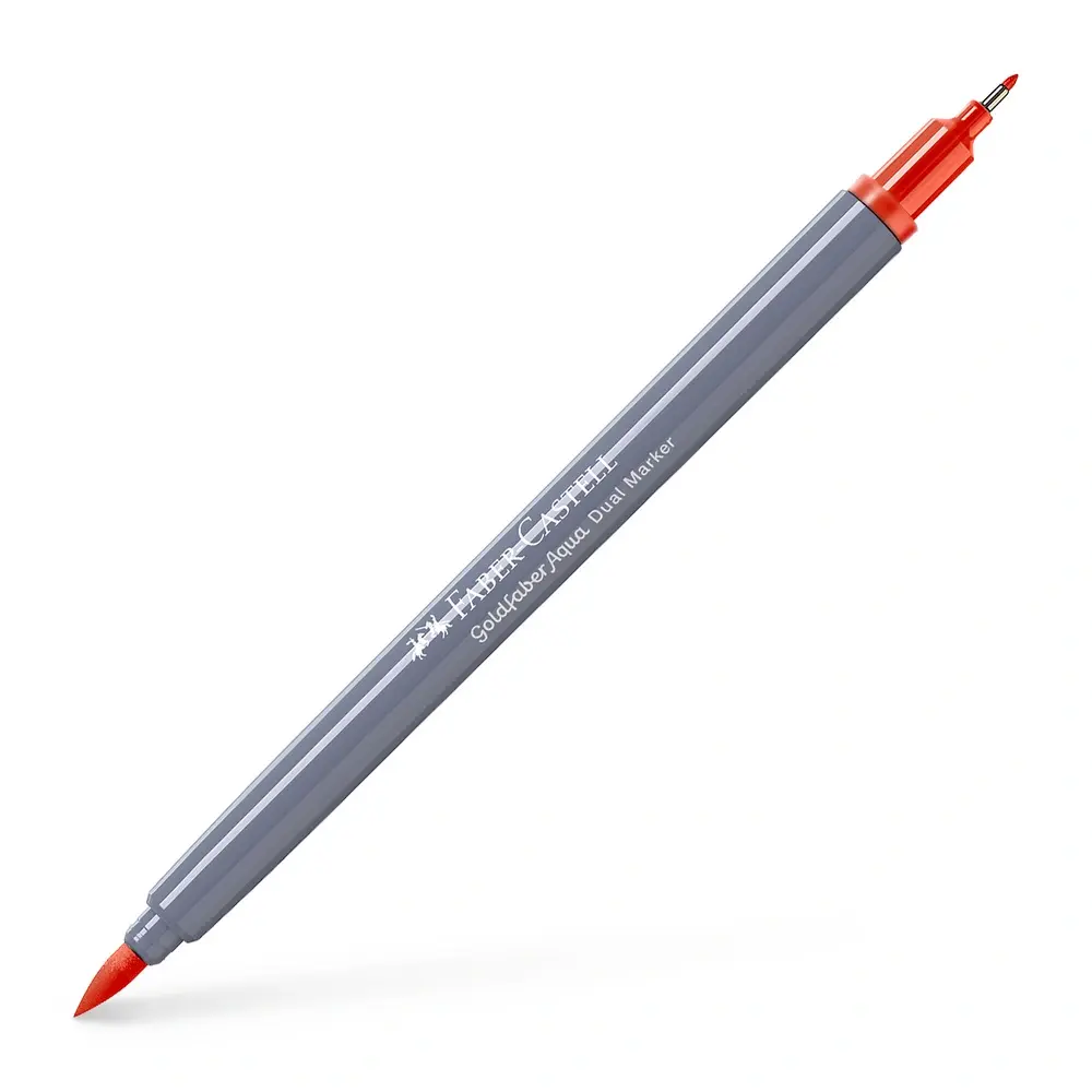 Tusser dobbelt Goldfaber Aqua dark orange 115