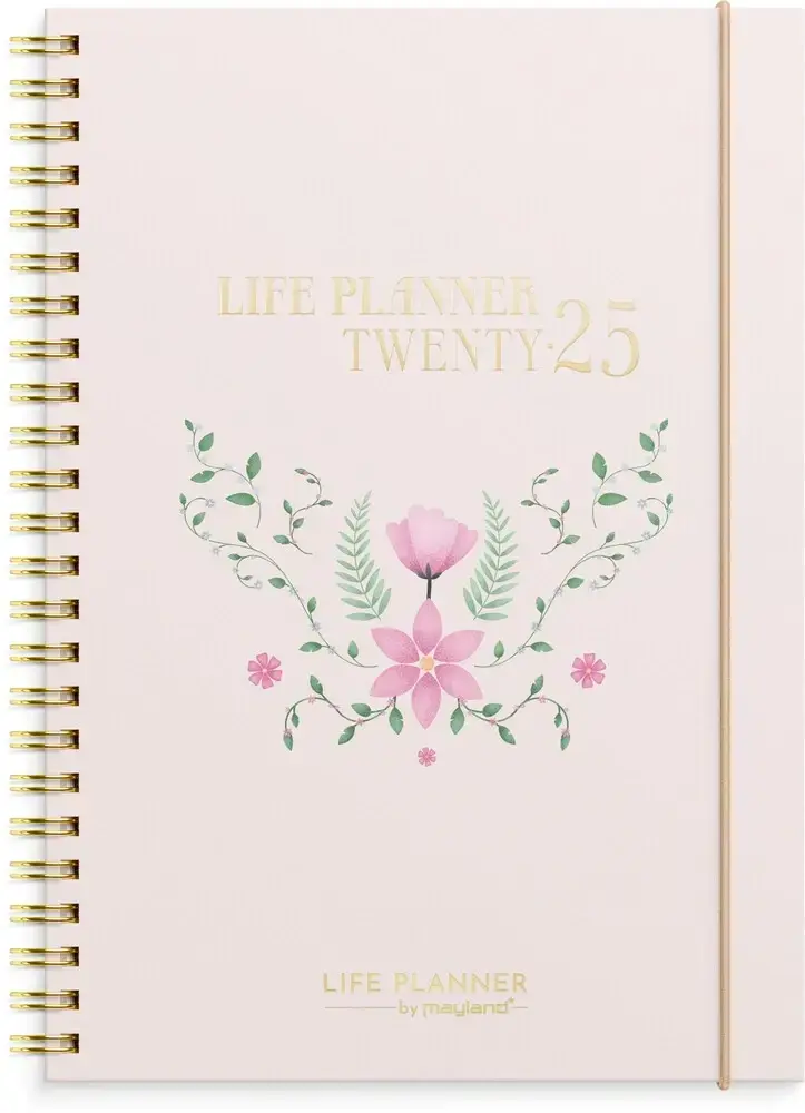 Mayland Life planner 2025 pink uge