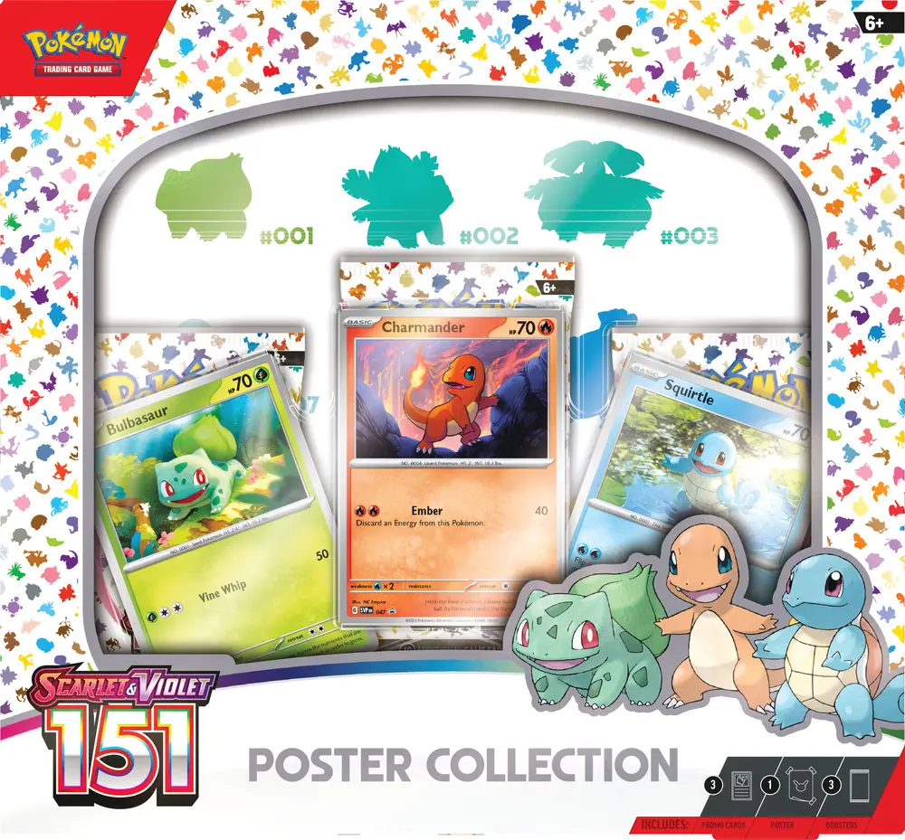 Pokémon TCG: Scarlet & Violet - 151 Poster Collection