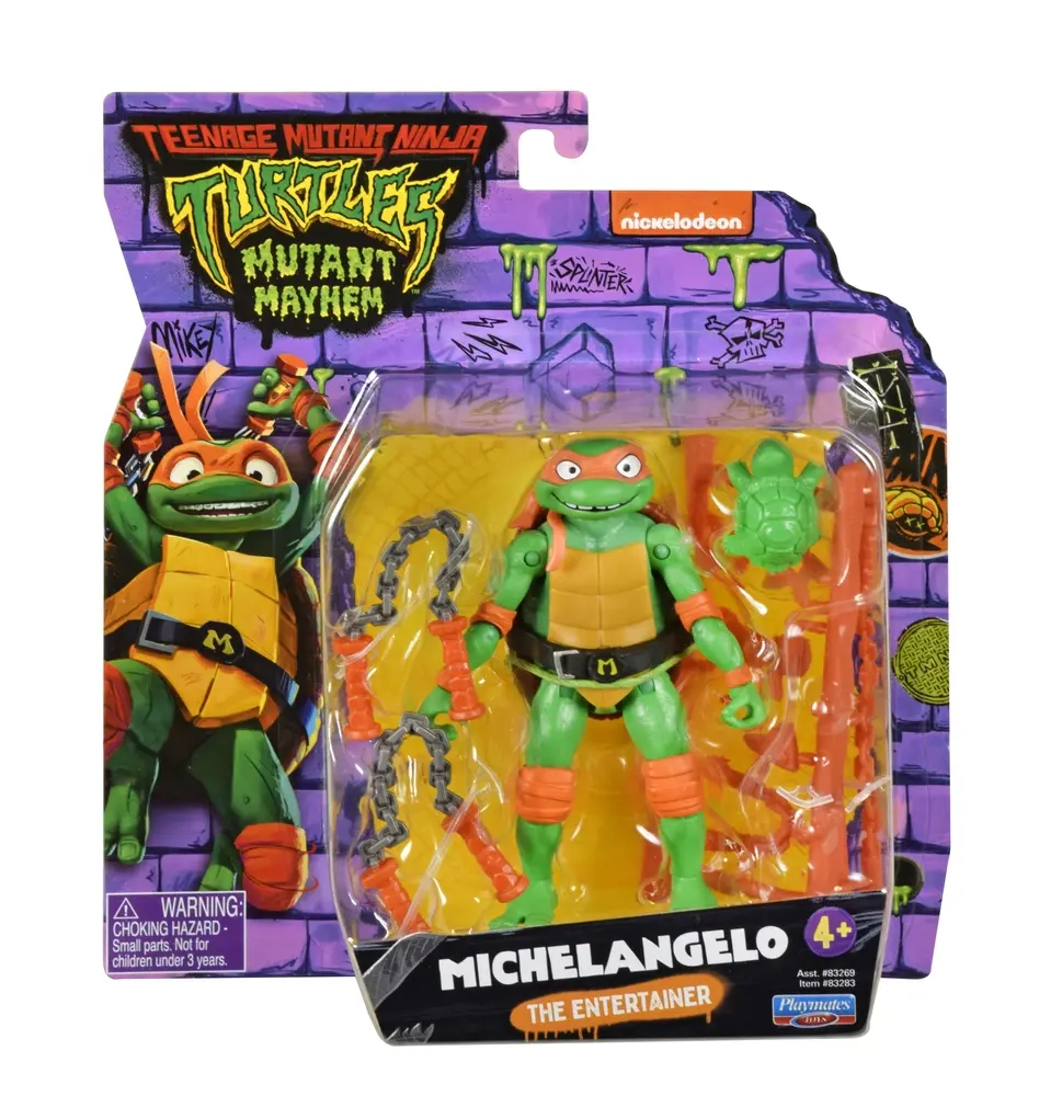 Turtles Mutant Mayhem Basic Figures Michelangelo