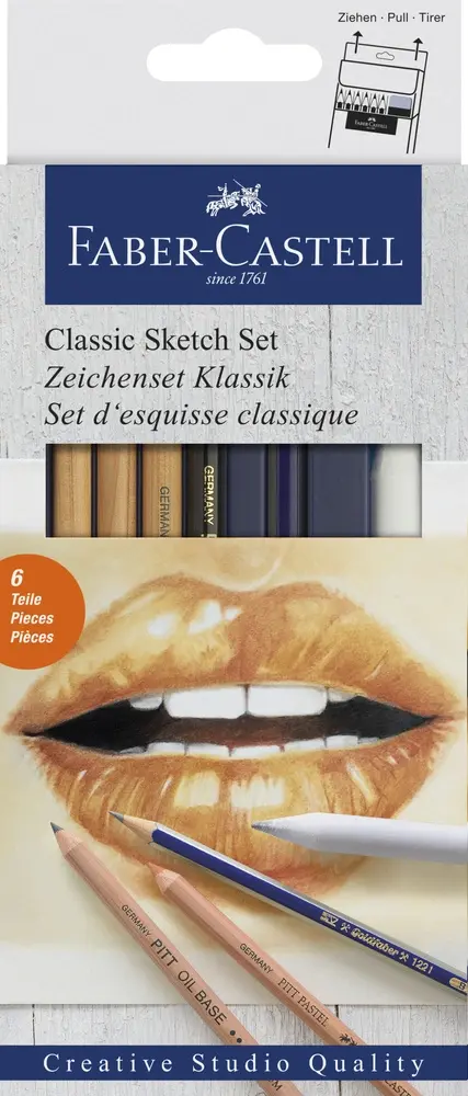 Sketch set gold Faber classic