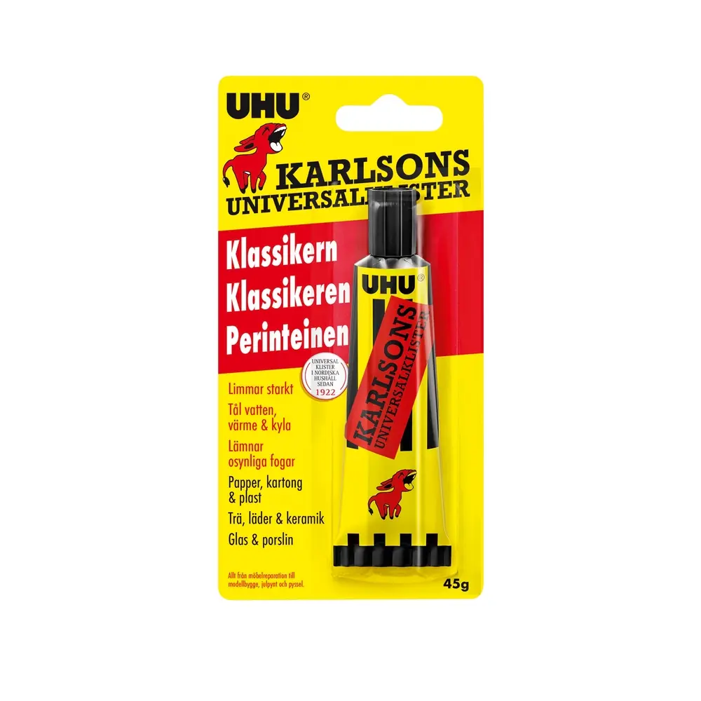 Lim UHU karlsons klister 45g tube