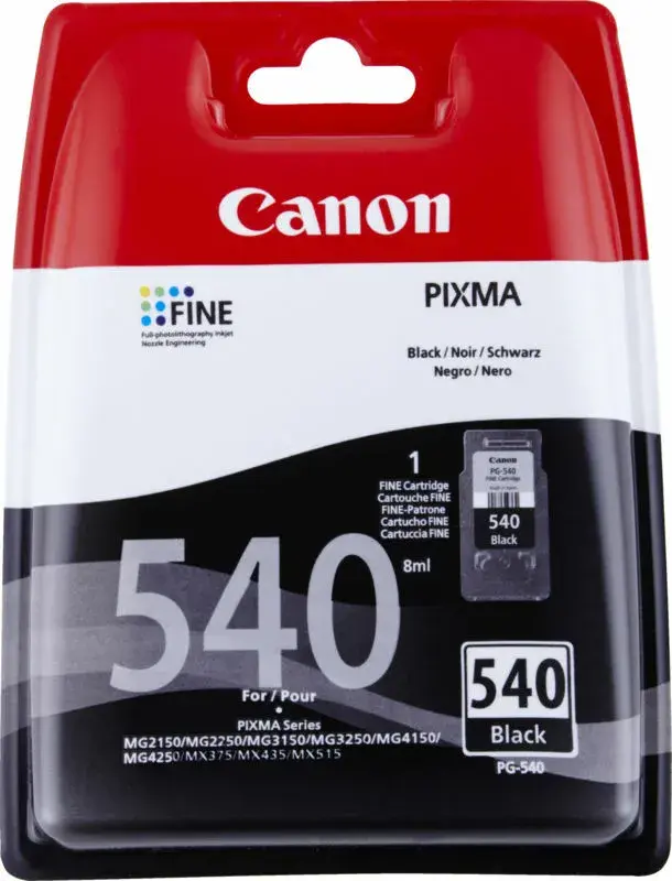 Canon PG-540 black ink cartridge printerpatron 