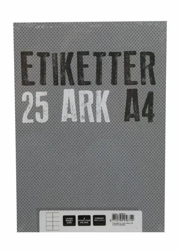 Etiket laser Relief t7167 199,6x289,1mm