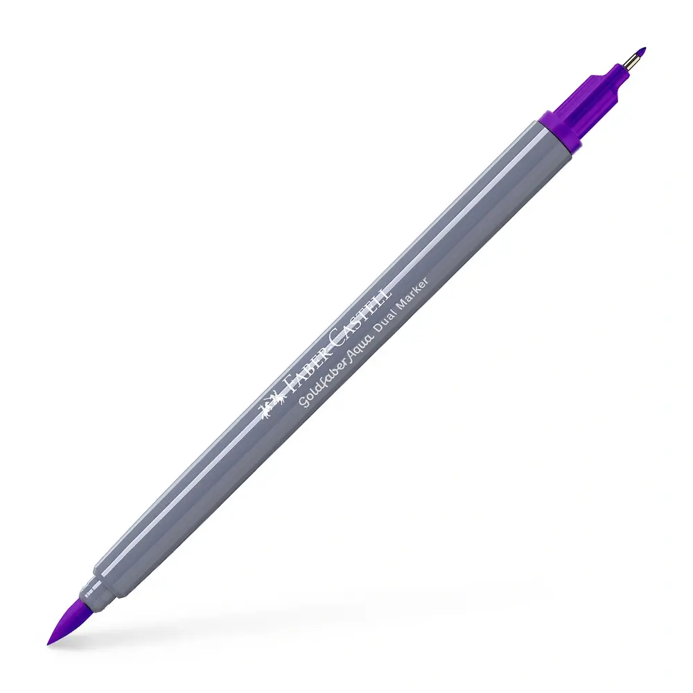 Tusser dobbelt Goldfaber Aqua purple 284