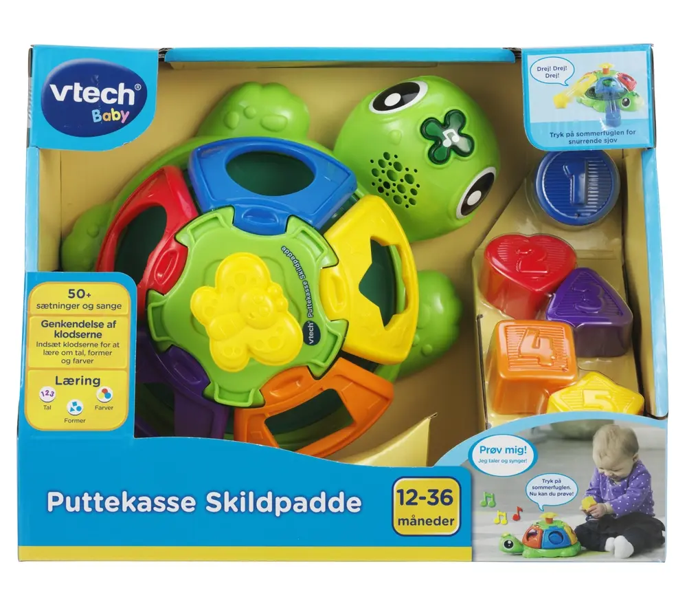 Vtech Baby Puttekasse Skildpadde 