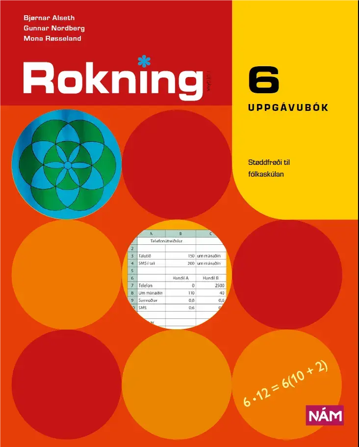 Rokning 6, Uppgávubók