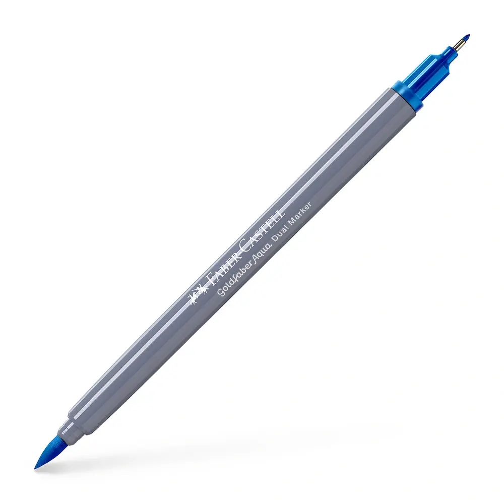 Tusser dobbelt Goldfaber Aqua azure blue 449