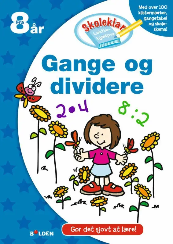 Skoleklar Lektiehjælper: Gange og dividere