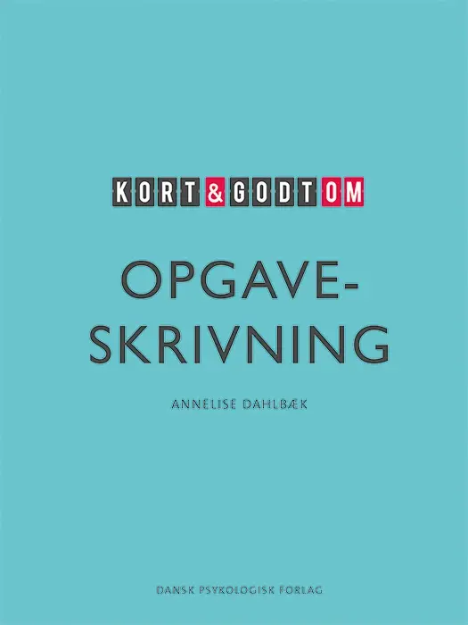 Kort & godt om OPGAVESKRIVNING