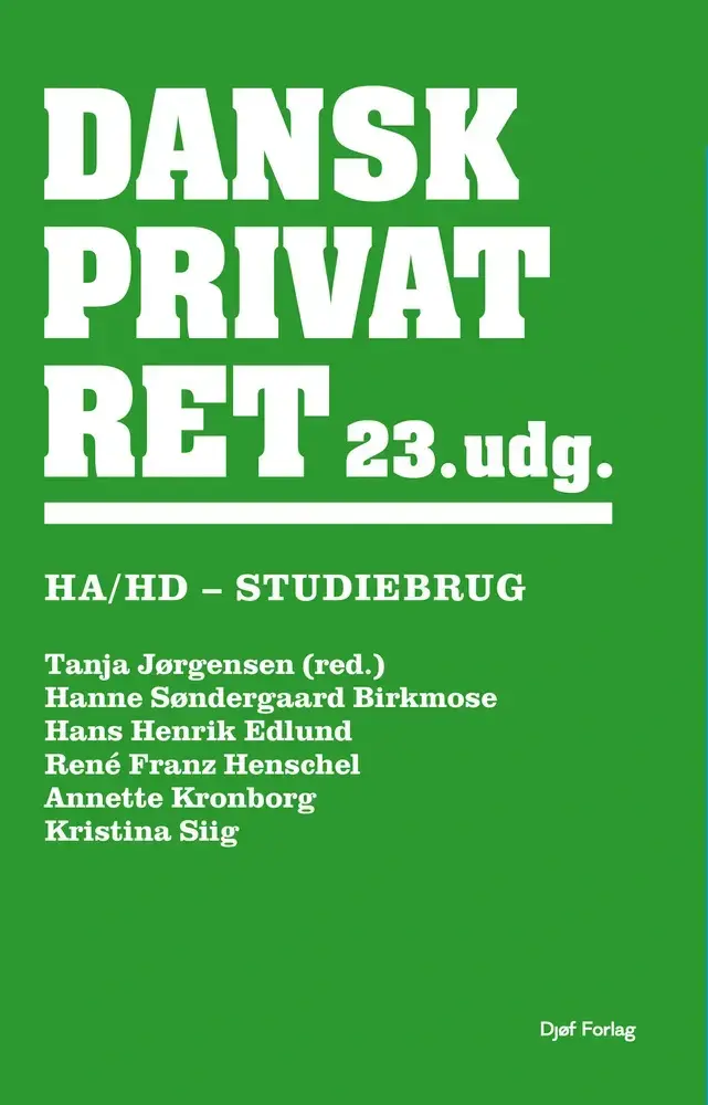 Dansk Privatret HA og HD