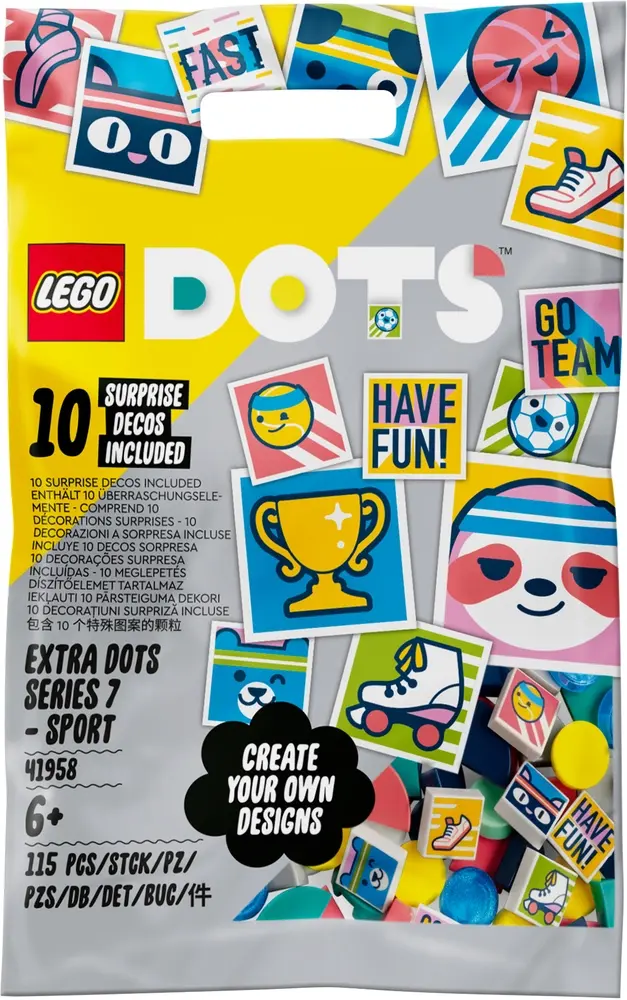 41958 LEGO Dots Ekstra Dots Serie 7 – Sport