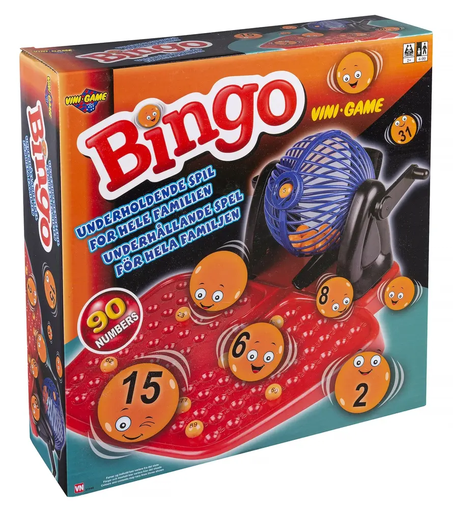 Bingo spil med tromle