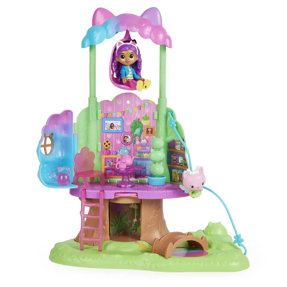 Gabby's Dukkehus Kitty Fairy's Garden Treehouse