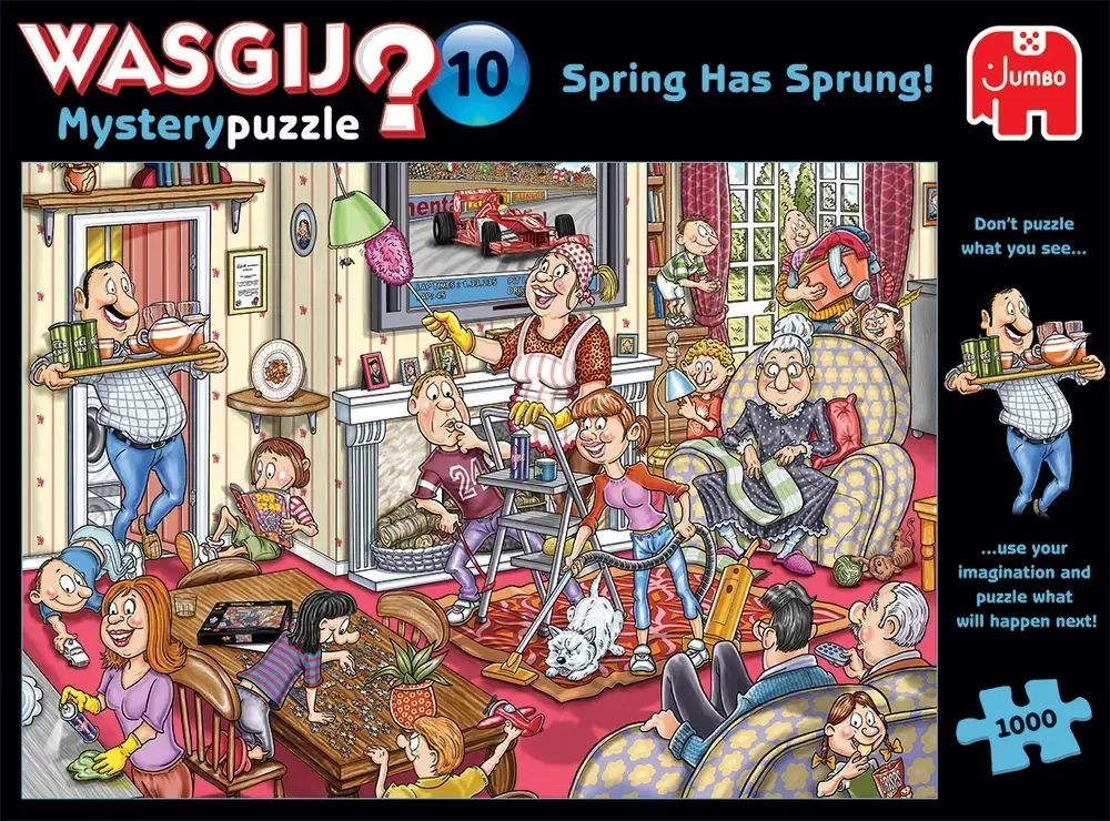 Puslespil Wasgij Mystery 10 Spring has Sprung! 1000 brikker