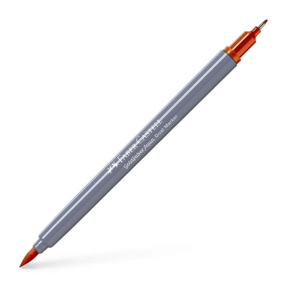 Tusser dobbelt Goldfaber Aqua terracotta 186