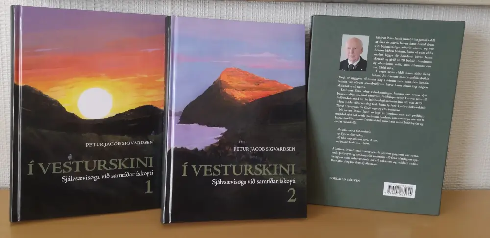 Í vesturskini, bind 1. og 2. (6)