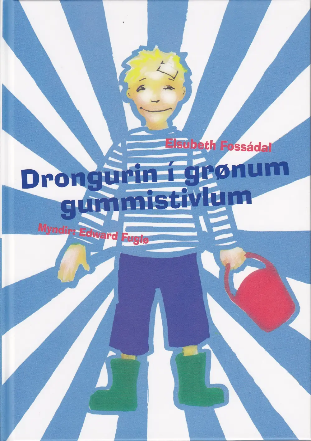 Drongurin í grønum gummist.