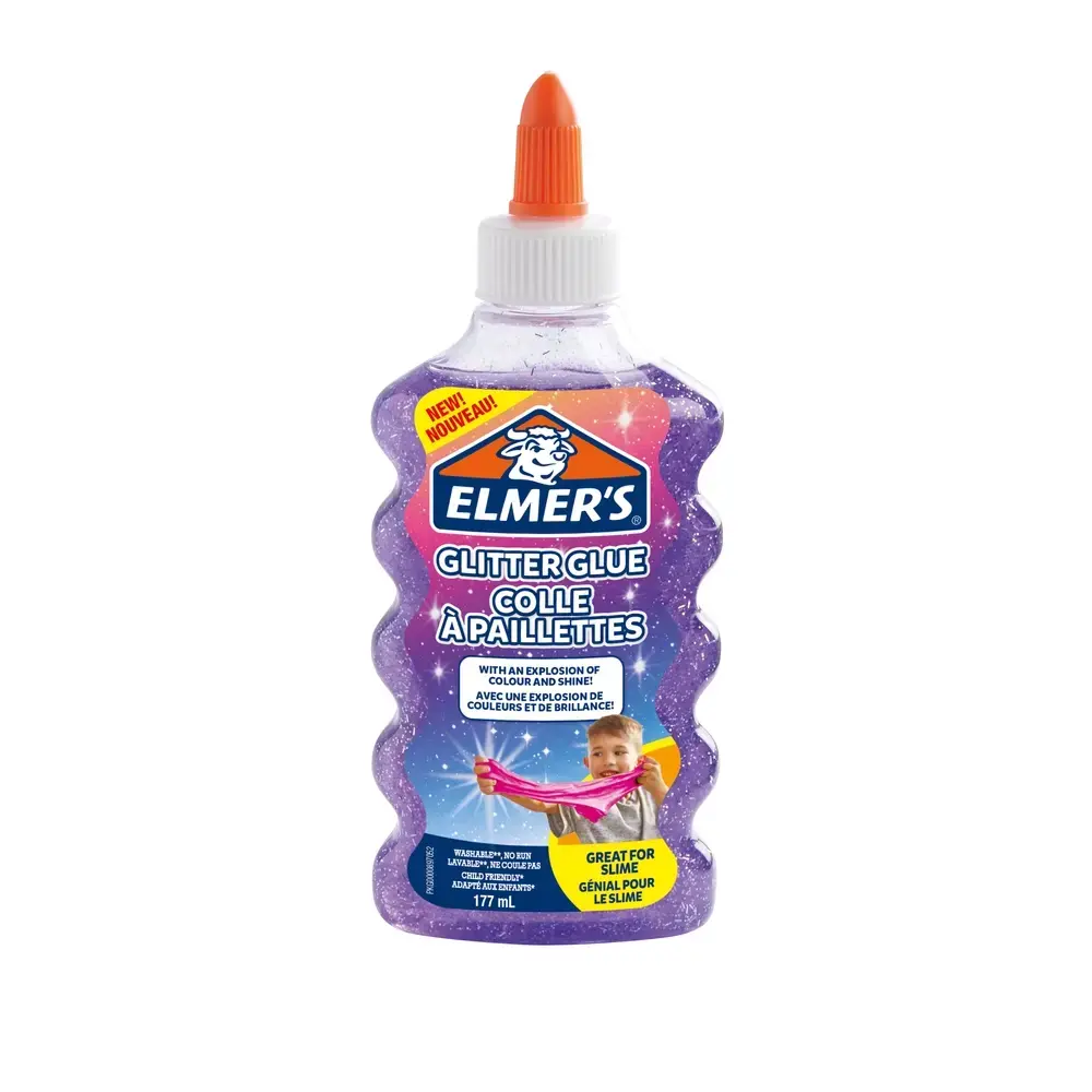 Elmers glitterlim lilla 177 ml