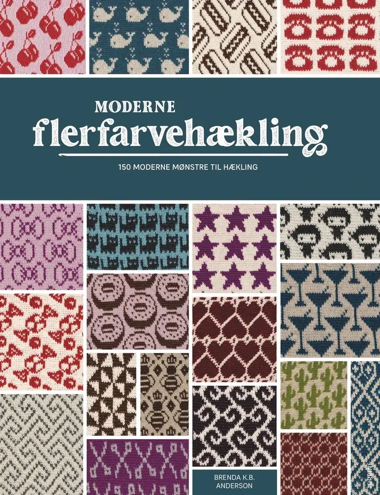 Moderne flerfarvehækling