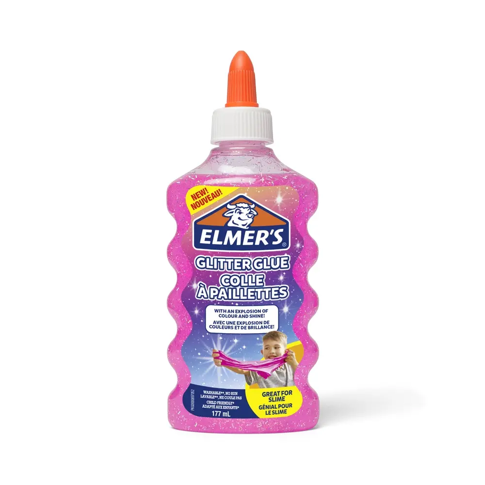 Elmers glitterlim pink 177 ml