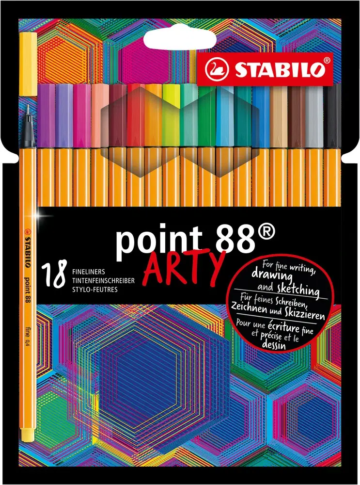 Fineliner STABILO Point 88 arty